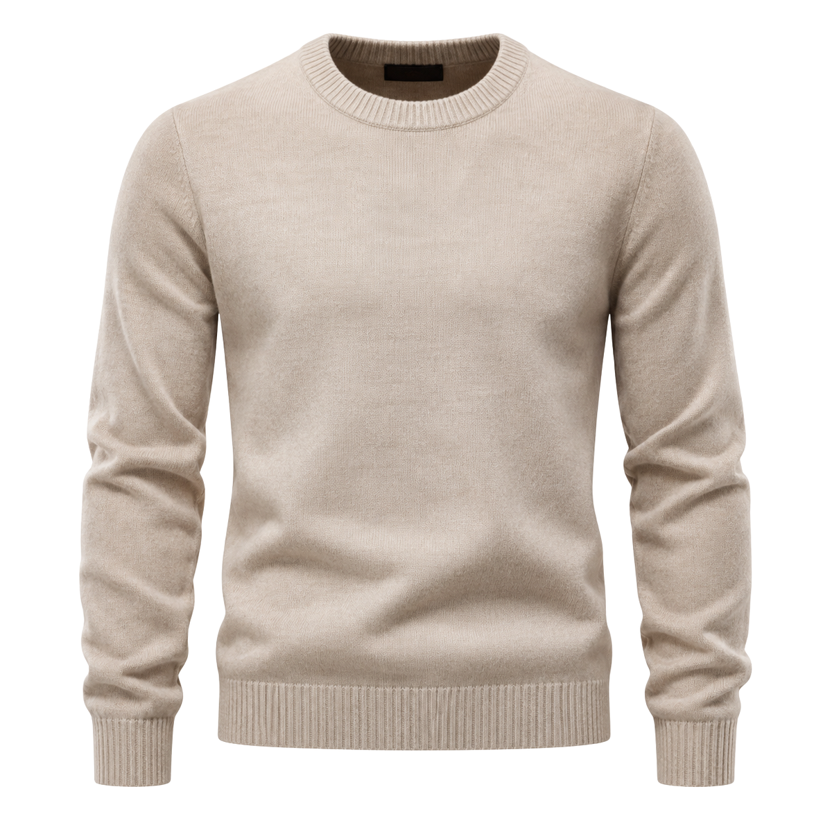 Premium Cashmere-Blend Crewneck Sweater | Koupbeery