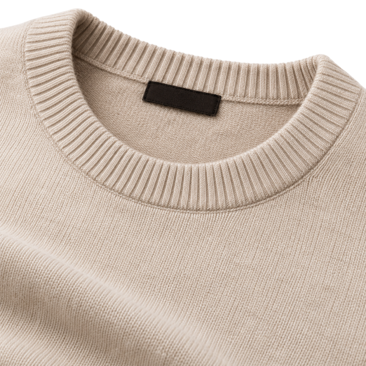 Premium Cashmere-Blend Crewneck Sweater | Koupbeery