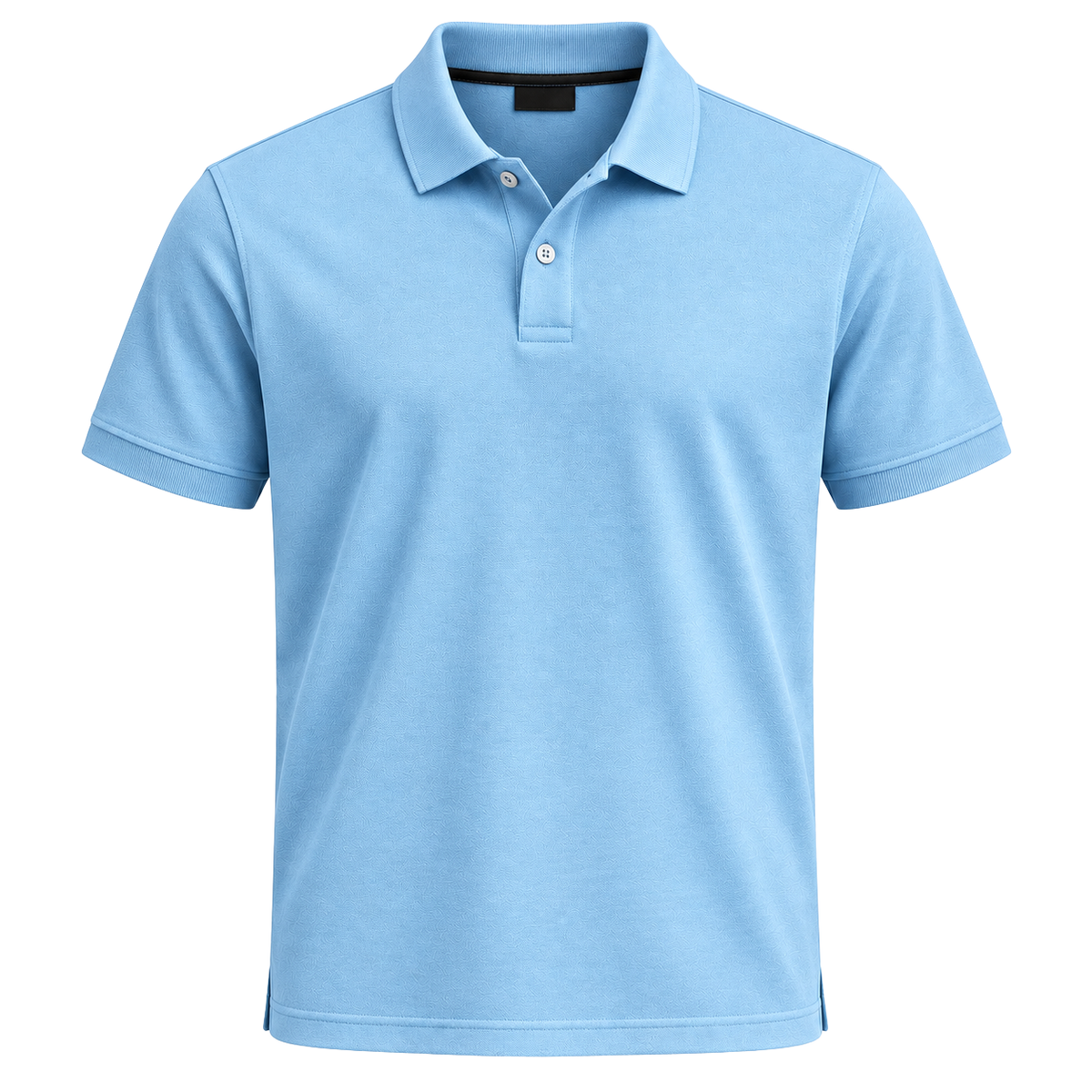 Cyan Premium Cotton Piqué Polo Shirt | Koupbeery
